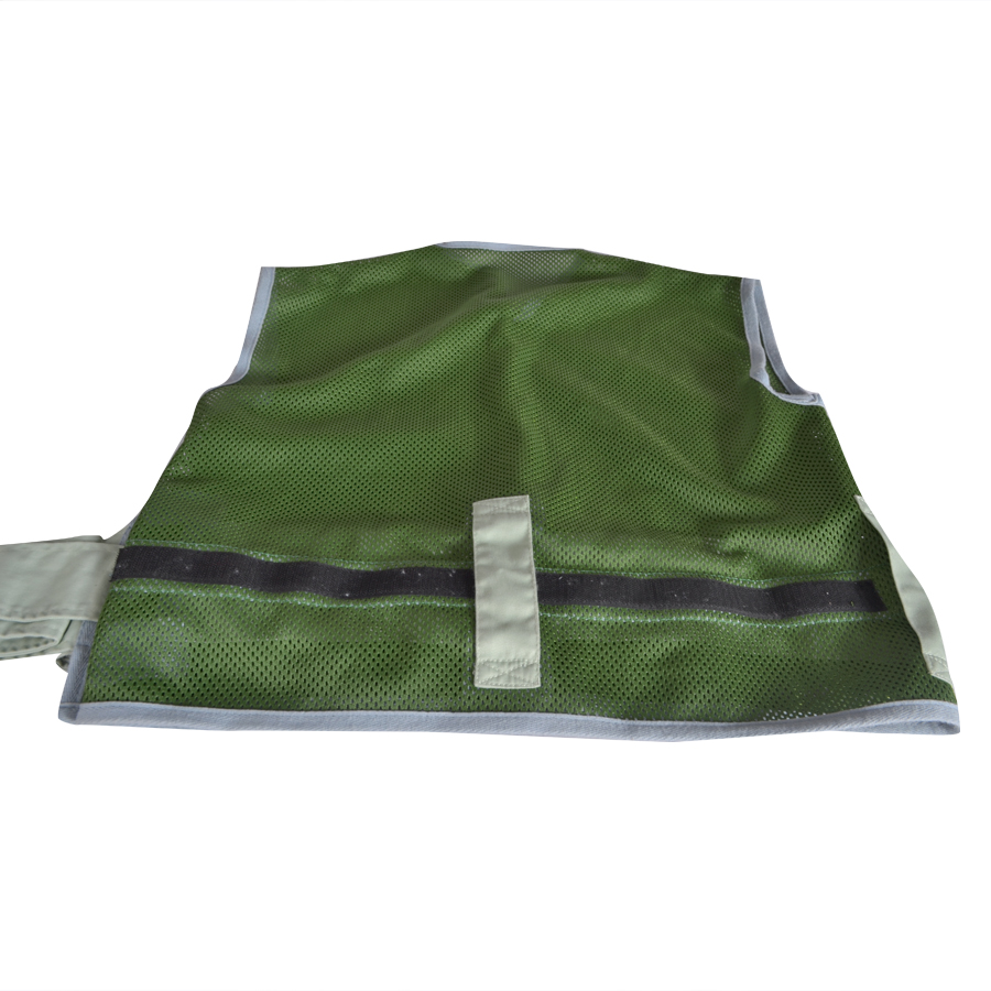 Security constraint vest (lattice double belting)