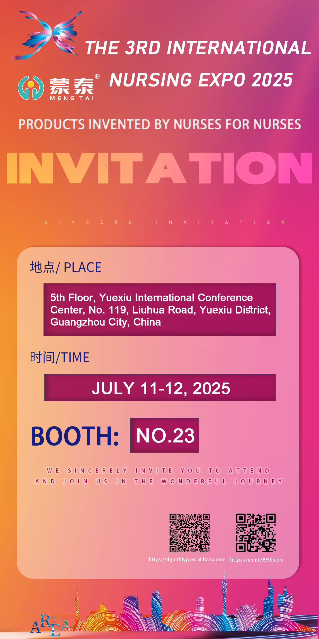 We Sincerely Invite You To Visit The 3rd International Nursing Expo 2025
